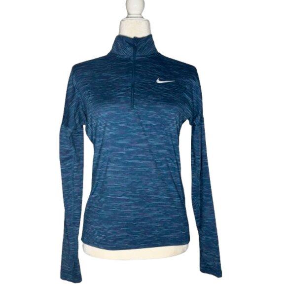 Nike Running Women's Dri-Fit Multicolor 1/4 Zip Pullover Size X-Small - Picture 1 of 9